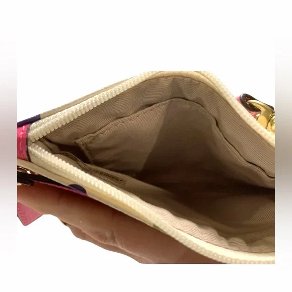 Coach Limited Edition Multi Color Polka Dot Wristlet - Picture 10 of 10